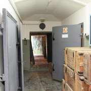 korytarz schronu maszynowni